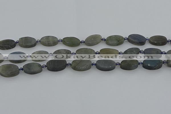 CLB976 15.5 inches 10*16mm oval labradorite gemstone beads