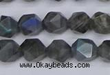 CLB987 15.5 inches 8mm faceted nuggets labradorite beads wholesale