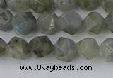 CLB993 15.5 inches 8mm faceted nuggets labradorite gemstone beads