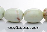 CLE01 15*20mm egg shape lemon turquoise stone beads wholesale