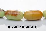 CLE04 16 inch rice 8*16mm lemon turquoise stone beads Wholesale