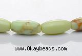 CLE05 16 inch 6*12mm lemon turquoise rice stone beads Wholesale