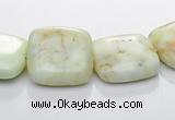 CLE25 square lemon turquoise 15*15mm gemstone beads Wholesale