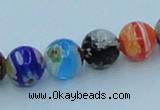 CLG501 16 inches 8mm round lampwork glass beads wholesale