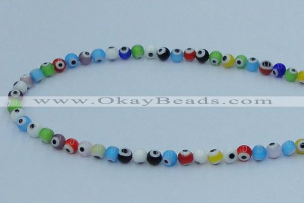 CLG504 16 inches 6mm round lampwork glass beads wholesale