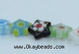 CLG513 16 inches 10*10mm star lampwork glass beads wholesale