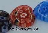 CLG582 16 inches 18*18mm heart lampwork glass beads wholesale