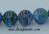 CLG605 16 inches 10mm round lampwork glass beads wholesale