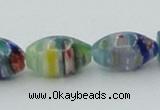 CLG611 5PCS 16 inches 7*12mm rice lampwork glass beads wholesale