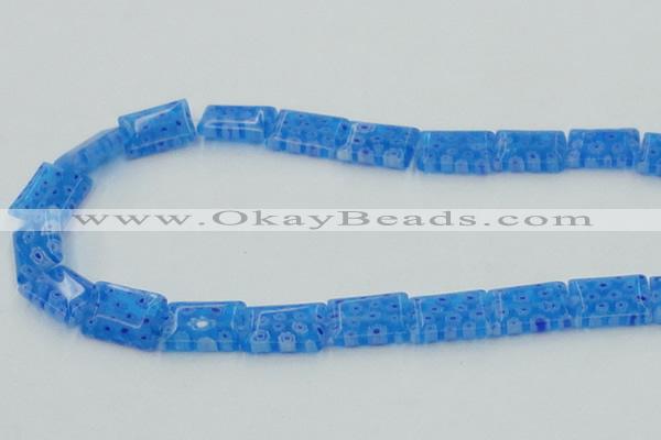 CLG620 5PCS 16 inches 10*14mm rectangle lampwork glass beads wholesale