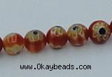 CLG626 10PCS 16 inches 6mm round lampwork glass beads wholesale