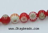 CLG630 10PCS 16 inches 6mm round lampwork glass beads wholesale