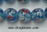 CLG752 15.5 inches 10mm round lampwork glass beads wholesale