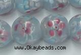 CLG759 15 inches 12mm round lampwork glass beads wholesale