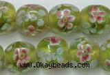 CLG761 15 inches 12mm round lampwork glass beads wholesale