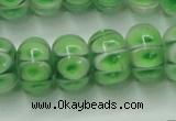 CLG774 14 inches 8*12mm rondelle lampwork glass beads wholesale