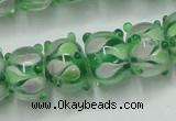 CLG778 14 inches 7*10mm rondelle lampwork glass beads wholesale