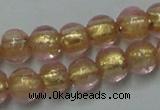 CLG830 12 inches 6mm round lampwork glass beads wholesale