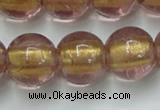 CLG841 15.5 inches 12mm round lampwork glass beads wholesale