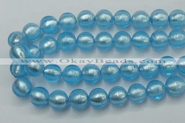 CLG847 15.5 inches 18mm round lampwork glass beads wholesale