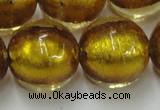 CLG850 15.5 inches 18mm round lampwork glass beads wholesale