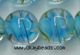 CLG854 15.5 inches 18mm round lampwork glass beads wholesale