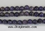 CLJ213 15.5 inches 6mm round dyed sesame jasper beads wholesale