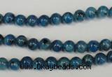 CLJ214 15.5 inches 6mm round dyed sesame jasper beads wholesale