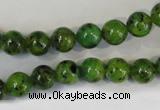 CLJ220 15.5 inches 8mm round dyed sesame jasper beads wholesale