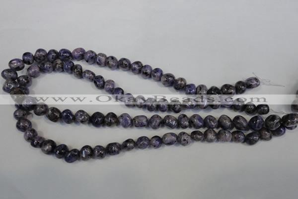 CLJ241 15.5 inches 10mm nuggets dyed sesame jasper beads wholesale