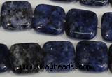 CLJ274 15.5 inches 16*16mm square dyed sesame jasper beads wholesale