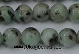 CLJ403 15.5 inches 10mm round sesame jasper beads wholesale