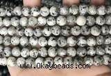 CLJ501 15.5 inches 4mm,6mm,8mm,10mm & 12mm round sesame jasper beads