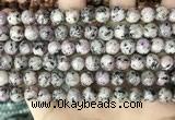 CLJ503 15.5 inches 4mm,6mm,8mm,10mm & 12mm round sesame jasper beads