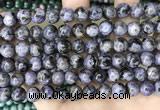 CLJ512 15.5 inches 4mm,6mm,8mm,10mm & 12mm round sesame jasper beads