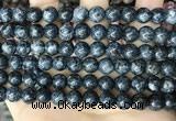 CLJ523 15.5 inches 4mm,6mm,8mm,10mm & 12mm round sesame jasper beads