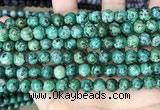 CLJ527 15.5 inches 4mm,6mm,8mm,10mm & 12mm round sesame jasper beads