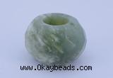 CLO12 19*30mm faceted rondelle loose New jade gemstone beads wholesale