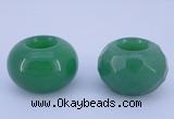 CLO22 19*30mm rondelle loose green aventurine gemstone beads wholesale