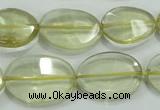 CLQ103 15*20mm - 20*28mm nuggets natural lemon quartz beads