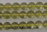 CLQ153 15.5 inches 10mm round natural lemon quartz beads wholesale