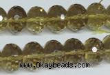 CLQ16 15.5 inches 10*14mm faceted rondelle natural lemon quartz beads