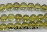 CLQ202 15.5 inches 8mm round natural lemon quartz beads wholesale