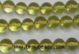 CLQ203 15.5 inches 10mm round natural lemon quartz beads wholesale