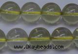 CLQ353 15 inches 10mm round natural lemon quartz beads wholesale