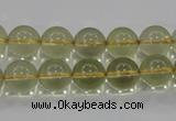 CLQ52 15.5 inches 10mm round natural lemon quartz beads wholesale