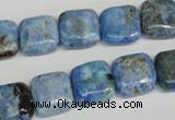 CLR218 15.5 inches 12*12mm square larimar gemstone beads