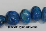 CLR316 15.5 inches 10*18mm nuggets dyed larimar gemstone beads