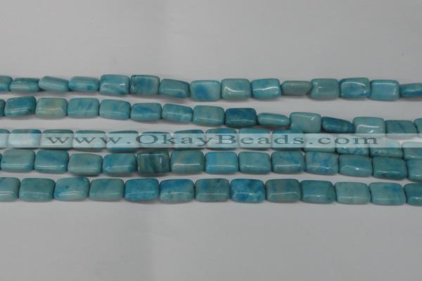 CLR391 15.5 inches 8*12mm rectangle dyed larimar gemstone beads