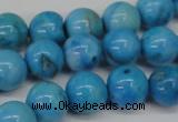 CLR403 15.5 inches 10mm round dyed larimar gemstone beads